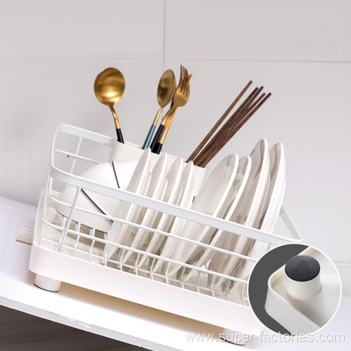 Stainless Steel Dish Rack Equipped With Drainage Tray